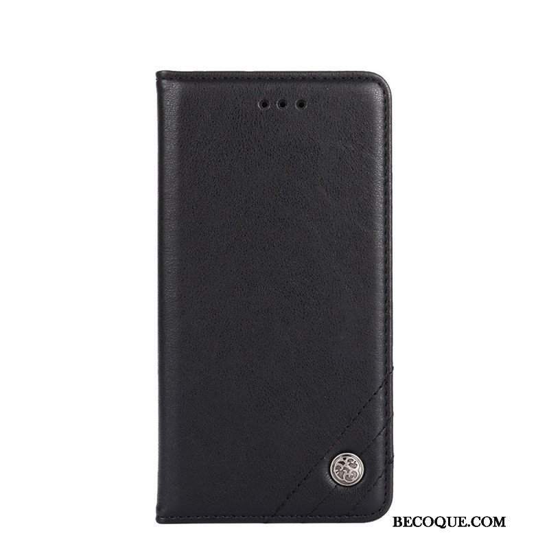 Etui Na Telefon do Google Pixel 6A Etui Folio Stylowy Skórzany Nit