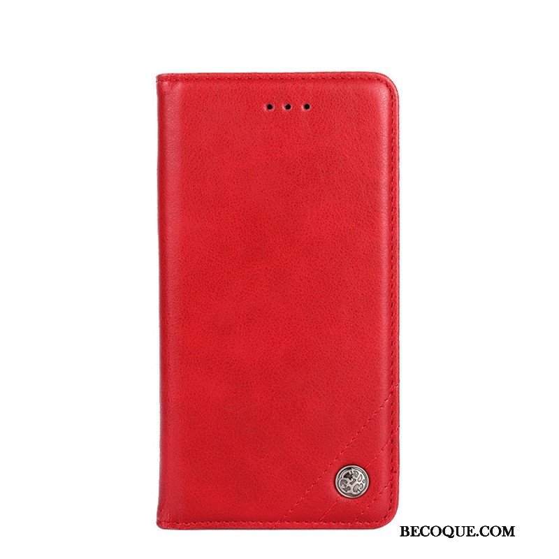 Etui Na Telefon do Google Pixel 6A Etui Folio Stylowy Skórzany Nit