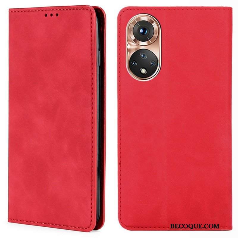 Etui Na Telefon do Honor 50 Etui Folio Dotyk Skóry