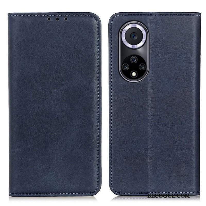 Etui Na Telefon do Honor 50 Etui Folio Elegancka Dwoina Skórzana