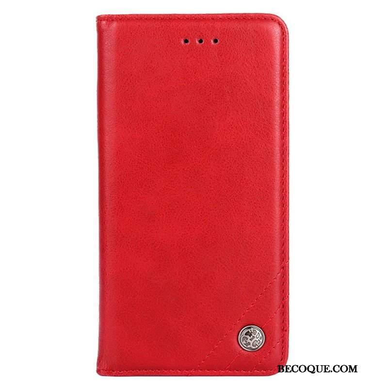 Etui Na Telefon do Honor 50 Etui Folio Stylowy Skórzany Nit