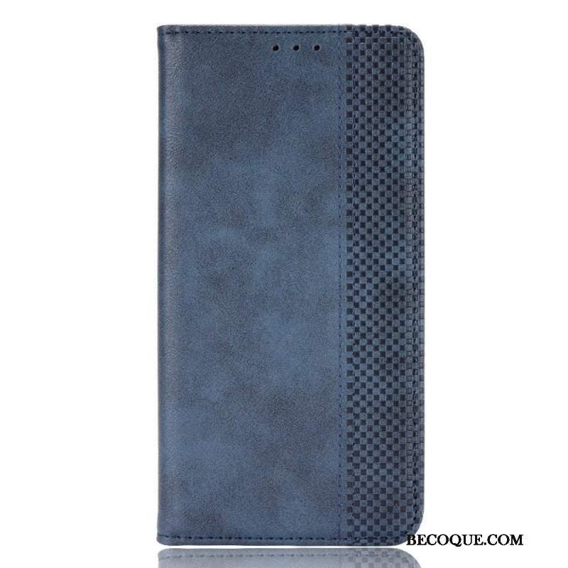 Etui Na Telefon do Honor 50 Lite Etui Folio Stylizowany Efekt Skóry W Stylu Vintage