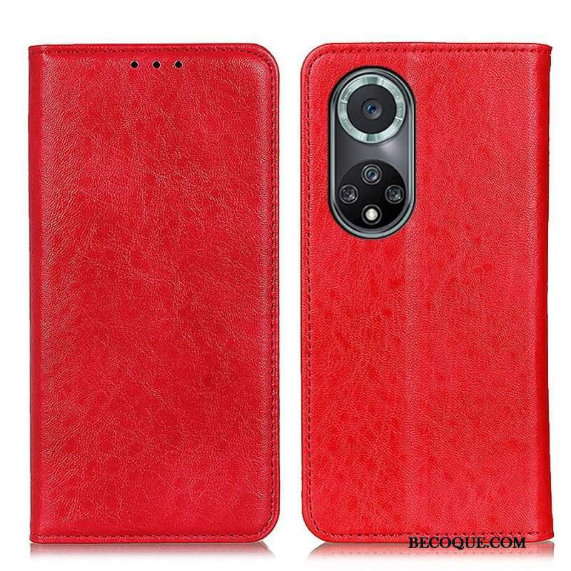 Etui Na Telefon do Honor 50 Pro Etui Folio Skóra Pro Texture