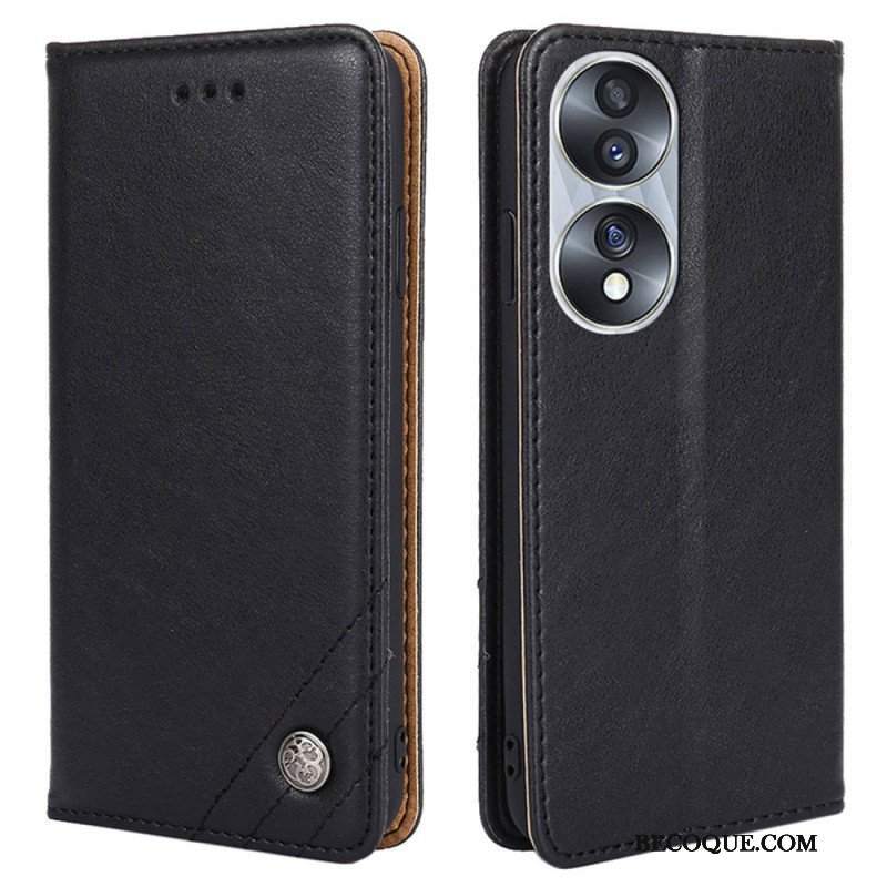 Etui Na Telefon do Honor 70 Etui Folio Nity Ozdobne