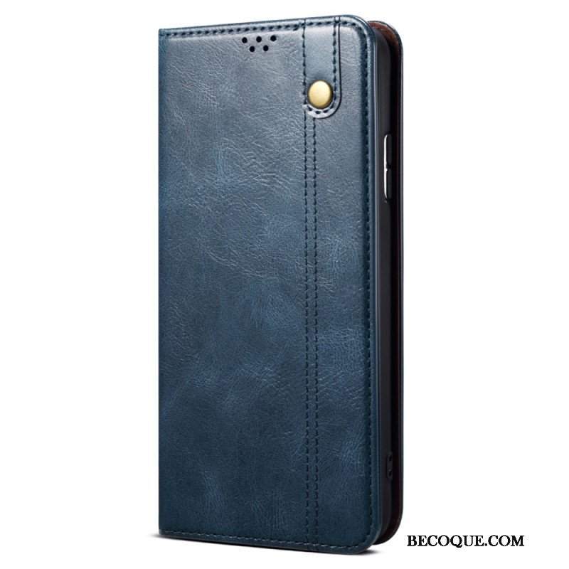 Etui Na Telefon do Honor 90 Etui Folio Woskowana Imitacja Skóry