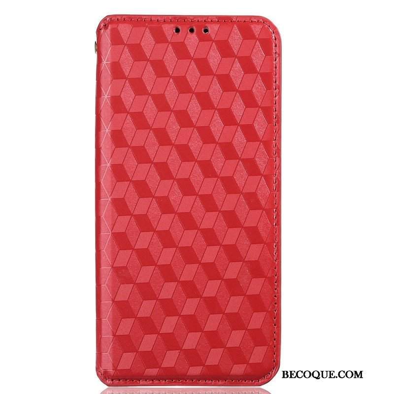 Etui Na Telefon do Honor Magic 4 Lite 5G Etui Folio Skórzany Efekt Tekstury 3d