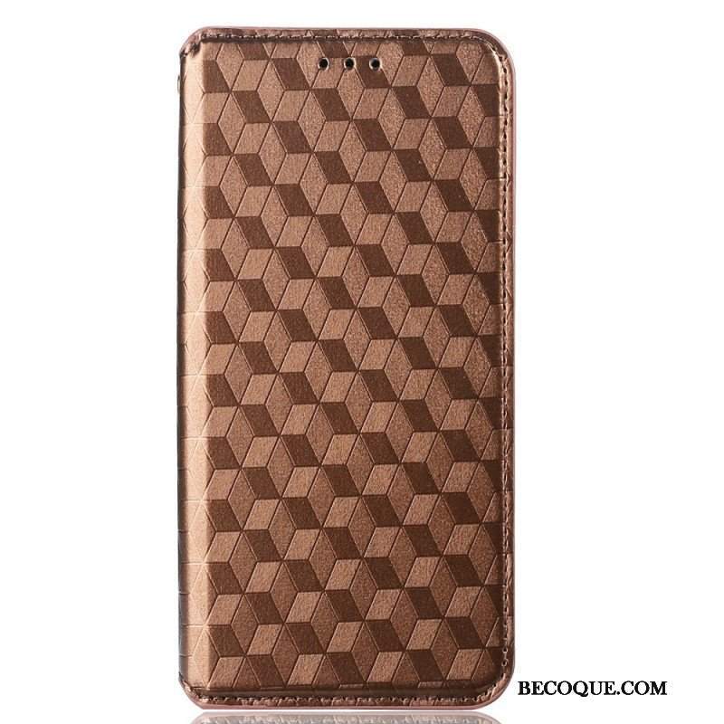 Etui Na Telefon do Honor Magic 4 Lite 5G Etui Folio Skórzany Efekt Tekstury 3d