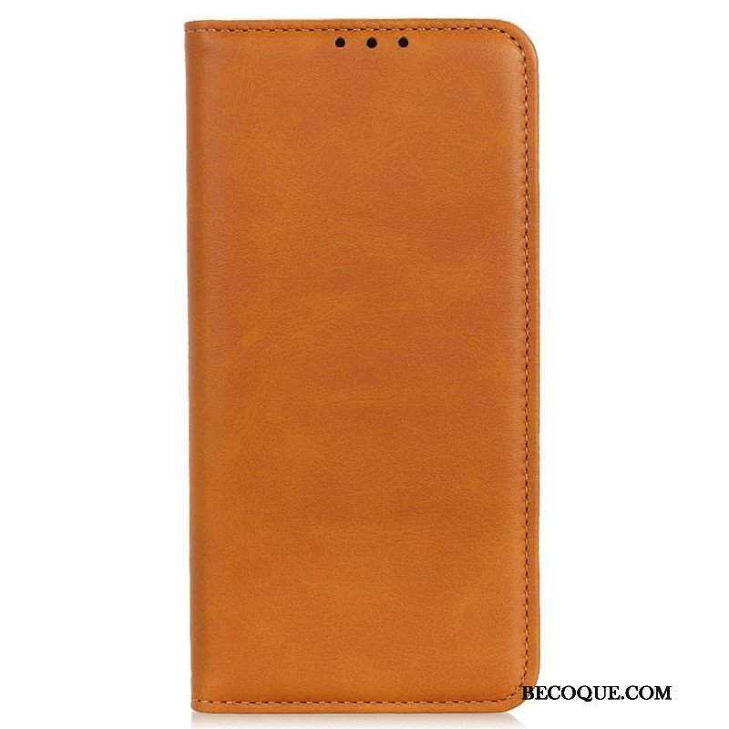 Etui Na Telefon do Moto G73 5G Etui Folio Elegancka Dwoina Skórzana