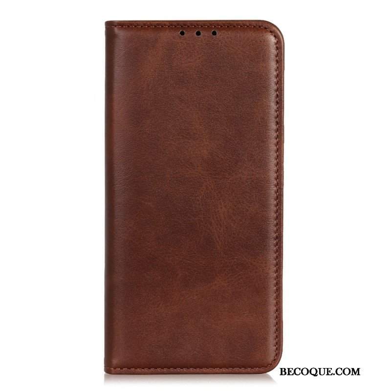 Etui Na Telefon do Motorola Edge 40 Pro Etui Folio Elegancka Dwoina Skórzana