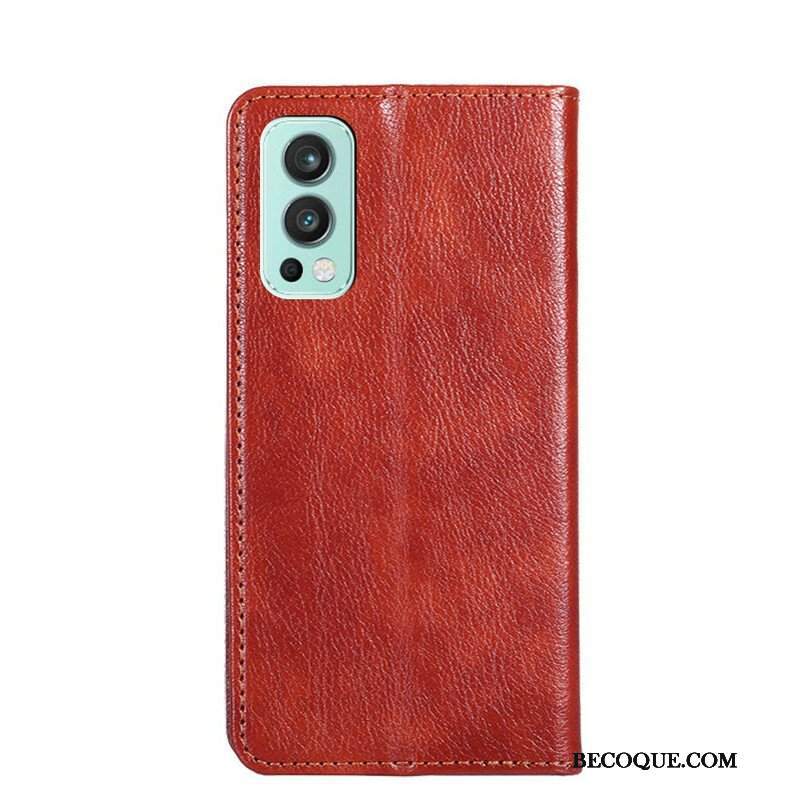 Etui Na Telefon do OnePlus Nord 2 5G Etui Folio Skórzany Styl Vintage