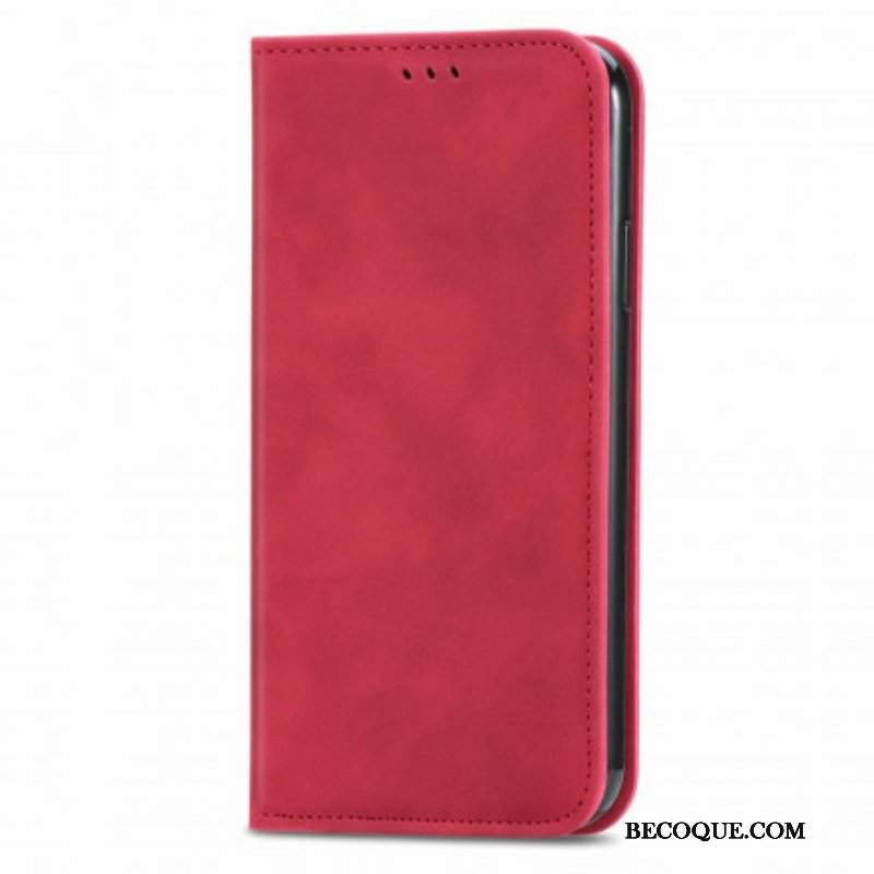 Etui Na Telefon do Oppo A54 5G / A74 5G Etui Folio Dotyk Skóry