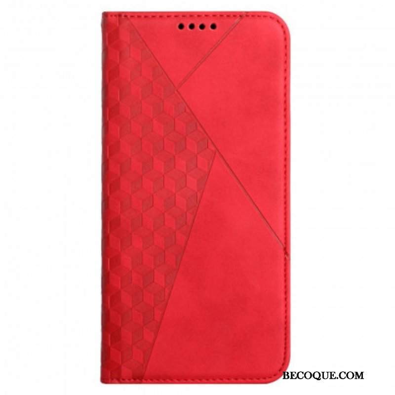 Etui Na Telefon do Oppo A94 5G Etui Folio Dotyk Skóry W Stylu Sześciennym