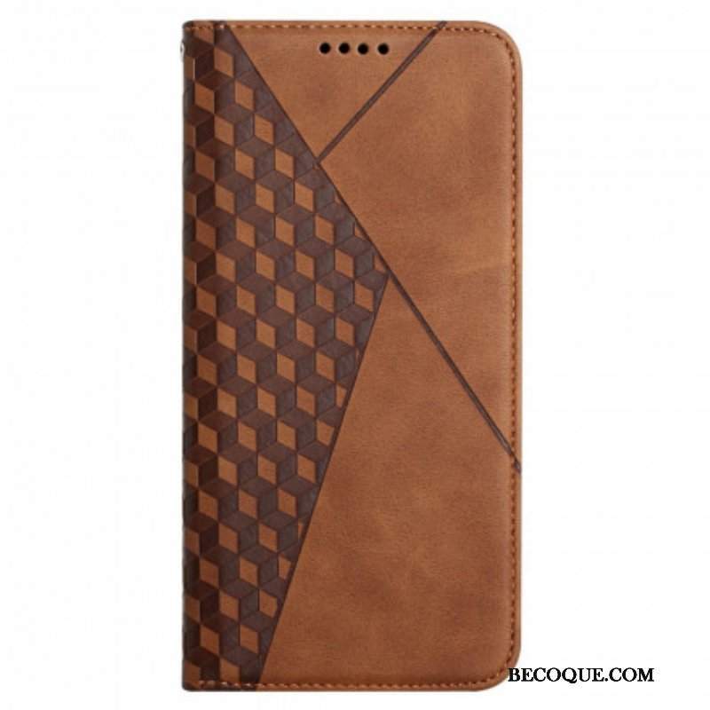 Etui Na Telefon do Oppo A94 5G Etui Folio Dotyk Skóry W Stylu Sześciennym