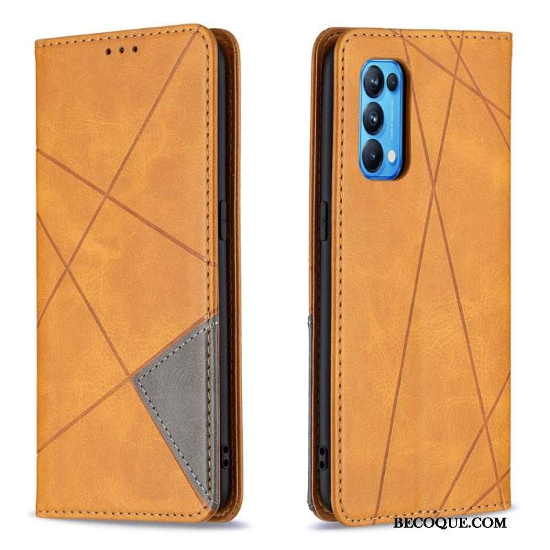 Etui Na Telefon do Oppo Find X3 Lite Etui Folio Styl Artysty