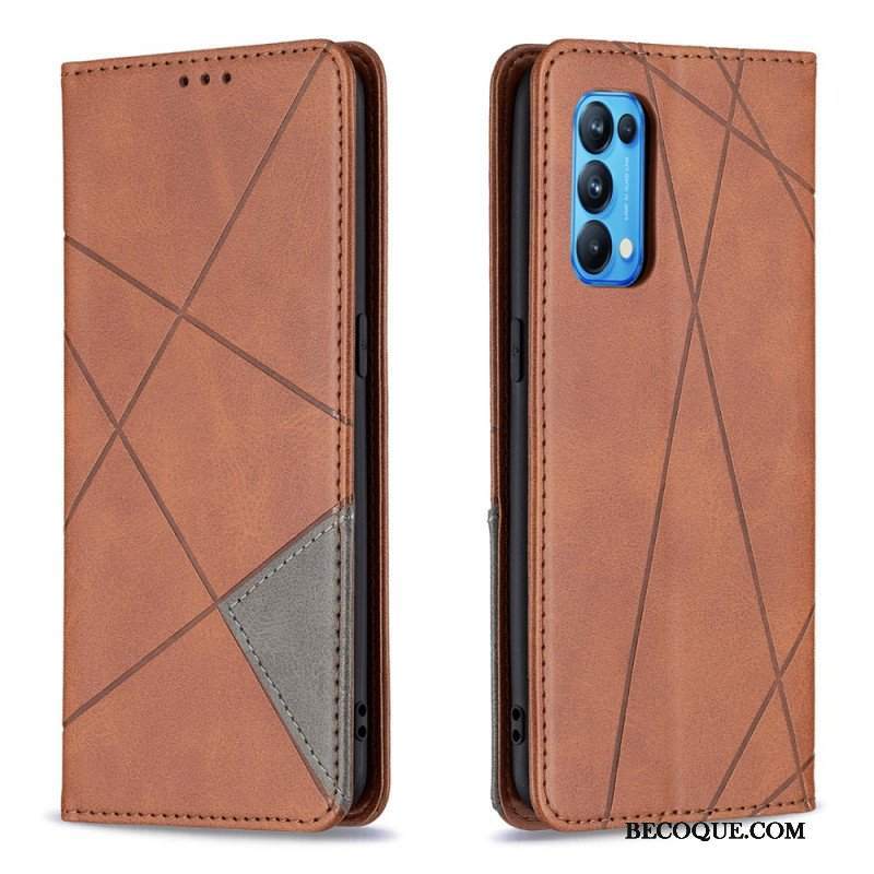 Etui Na Telefon do Oppo Find X3 Lite Etui Folio Styl Artysty