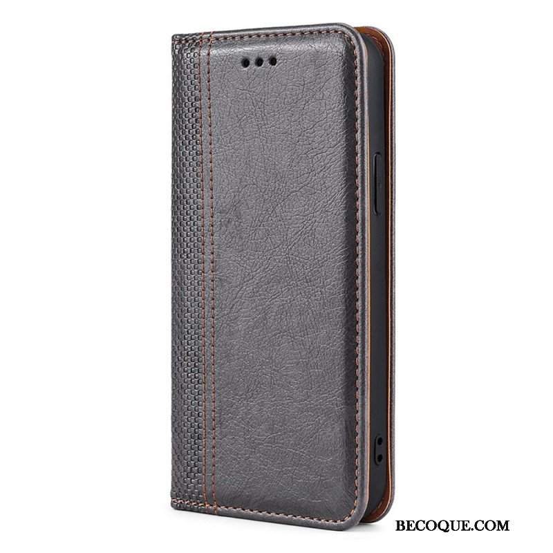 Etui Na Telefon do Oppo Find X5 Pro Etui Folio Efekt Skóry Vintage