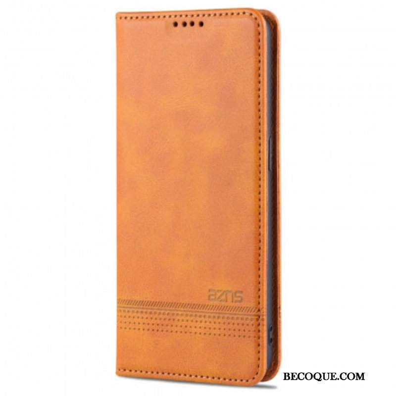 Etui Na Telefon do Oppo Reno 6 5G Etui Folio Stylizacja Skóry Azns