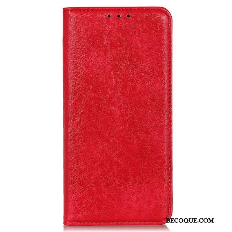 Etui Na Telefon do Poco F4 Etui Folio Stylizacja Skóry