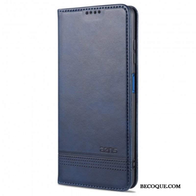 Etui Na Telefon do Poco X3 / X3 Pro / X3 NFC Etui Folio Stylizacja Skóry Azns