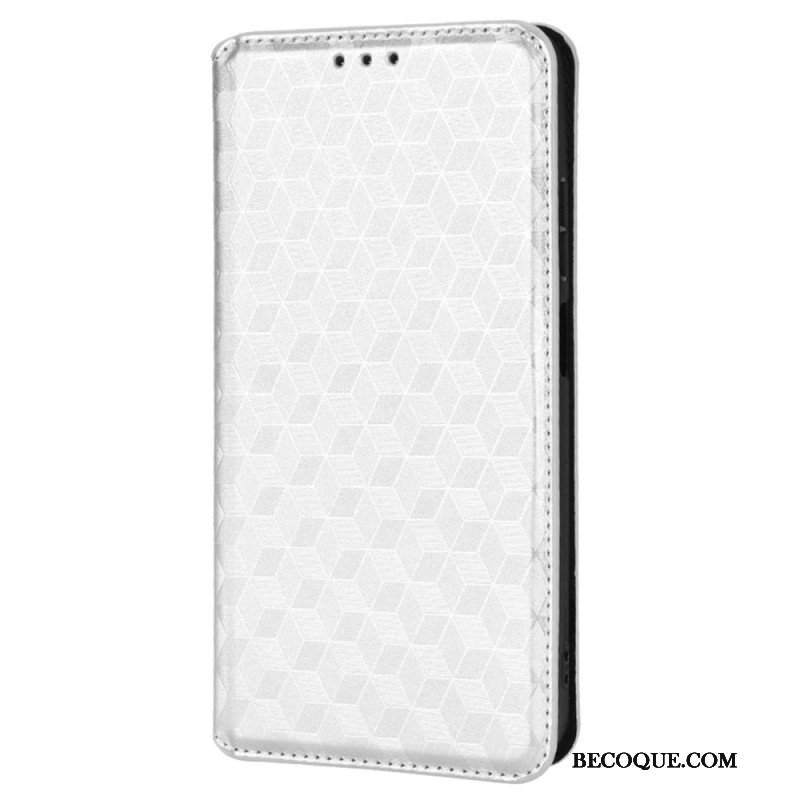 Etui Na Telefon do Poco X4 Pro 5G Etui Folio Tekstura 3d