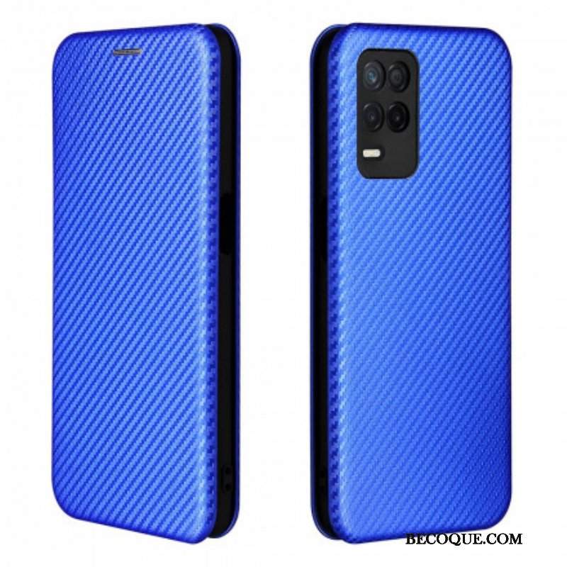 Etui Na Telefon do Realme 8 5G Etui Folio Kolorowy Silikon Węglowy