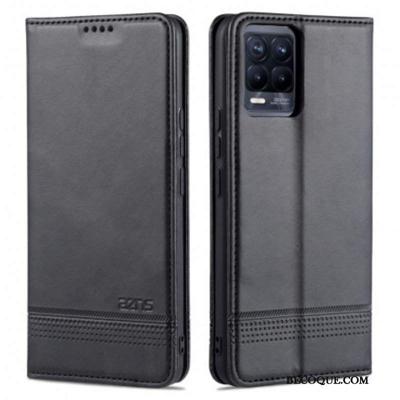 Etui Na Telefon do Realme 8 / 8 Pro Etui Folio Stylizacja Skóry Azns