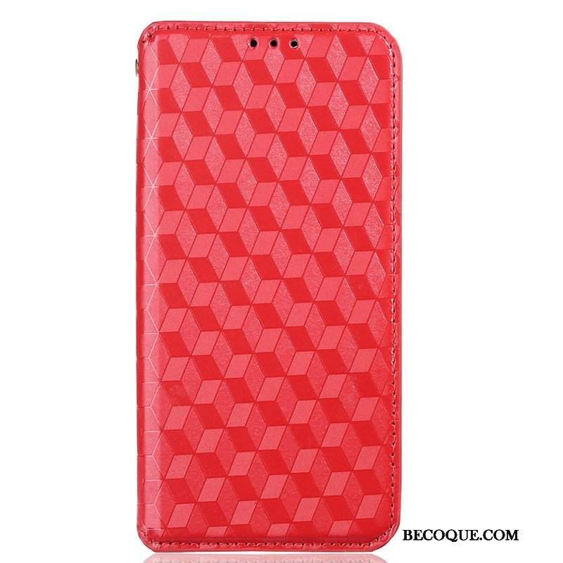 Etui Na Telefon do Realme 9i Etui Folio Wydruk Kostki 3d