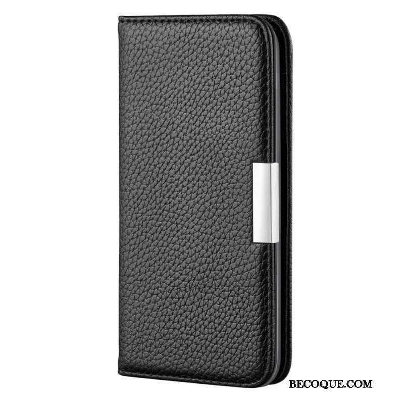 Etui Na Telefon do Samsung Galaxy A13 5G / A04s Etui Folio Liczi Ze Sztucznej Skóry Ultra Szykowny