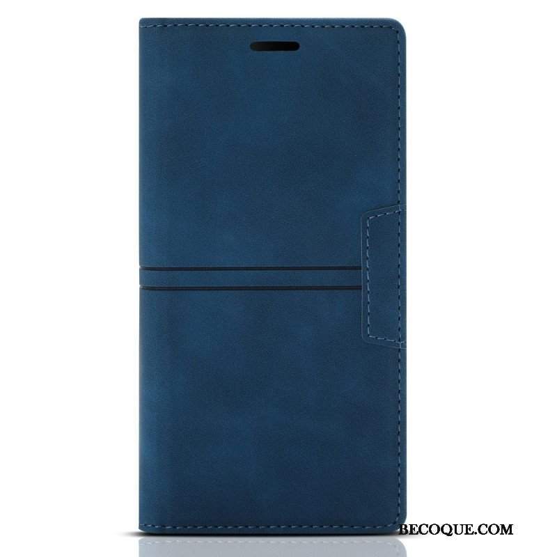 Etui Na Telefon do Samsung Galaxy A54 5G Etui Folio Stylowa Skórzana Moda