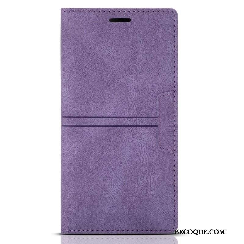 Etui Na Telefon do Samsung Galaxy A54 5G Etui Folio Stylowa Skórzana Moda