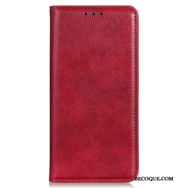 Etui Na Telefon do Samsung Galaxy M13 Etui Folio Skóra Dwoinowa Liczi