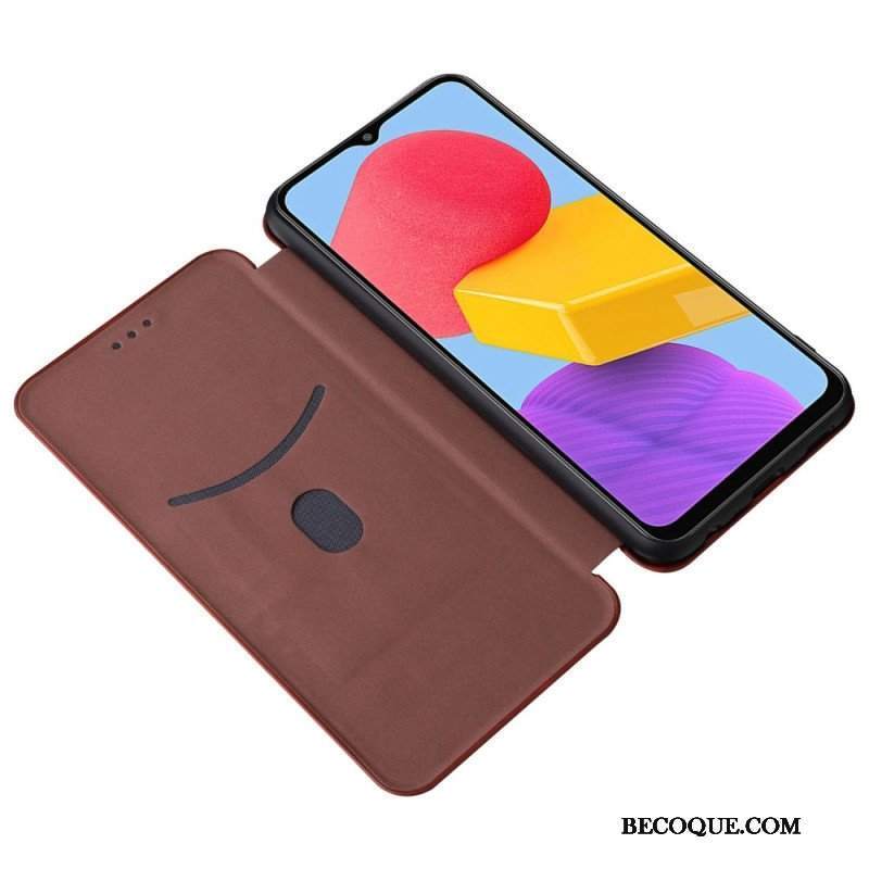 Etui Na Telefon do Samsung Galaxy M13 Etui Folio Włókno Węglowe