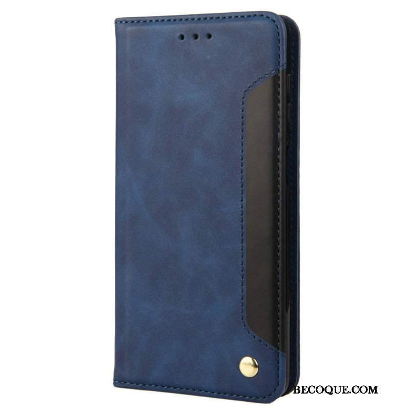 Etui Na Telefon do Samsung Galaxy M23 5G Etui Folio Podpis Dwukolorowy