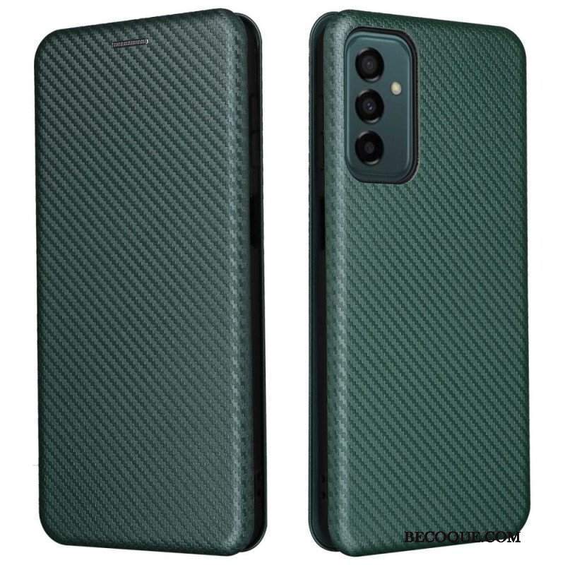 Etui Na Telefon do Samsung Galaxy M23 5G Etui Folio Włókno Węglowe