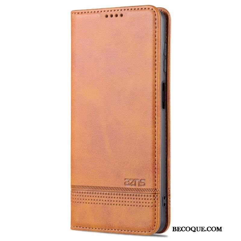 Etui Na Telefon do Samsung Galaxy M52 5G Etui Folio Efekt Skóry Azns