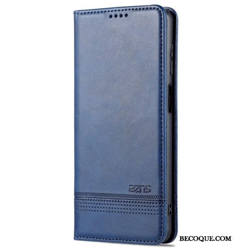 Etui Na Telefon do Samsung Galaxy M52 5G Etui Folio Efekt Skóry Azns