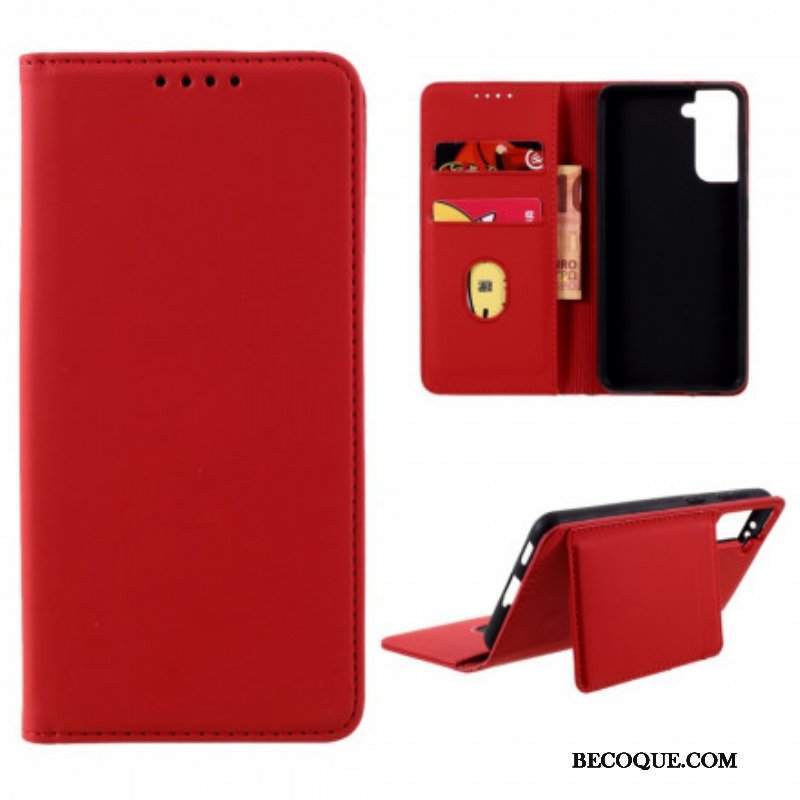 Etui Na Telefon do Samsung Galaxy S21 5G Etui Folio Stojak Na Karty