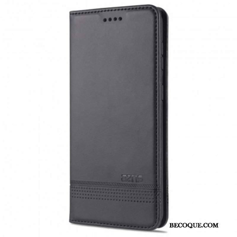 Etui Na Telefon do Samsung Galaxy S21 5G Etui Folio Stylizacja Skóry Azns