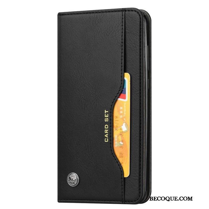 Etui Na Telefon do Samsung Galaxy S21 FE Etui Folio Etui Na Karty Ze Sztucznej Skóry