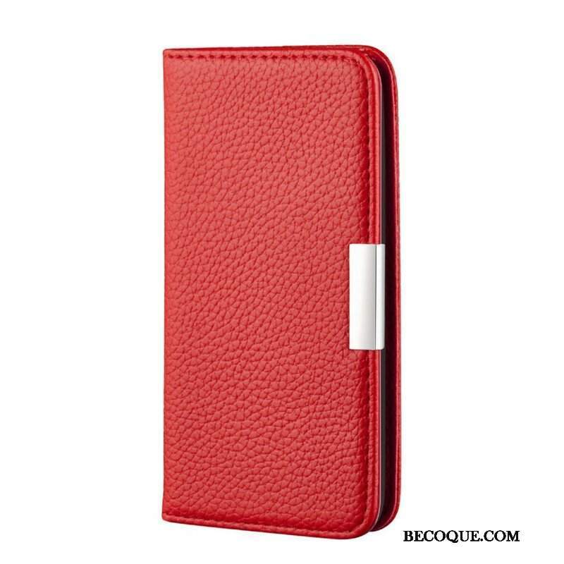 Etui Na Telefon do Samsung Galaxy S21 FE Etui Folio Liczi Ze Sztucznej Skóry Ultra Szykowny