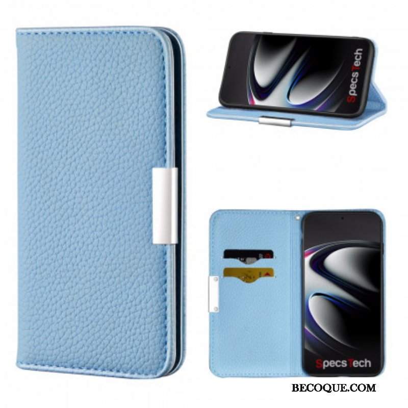 Etui Na Telefon do Samsung Galaxy S21 Ultra 5G Etui Folio Liczi Ze Sztucznej Skóry Ultra Szykowny