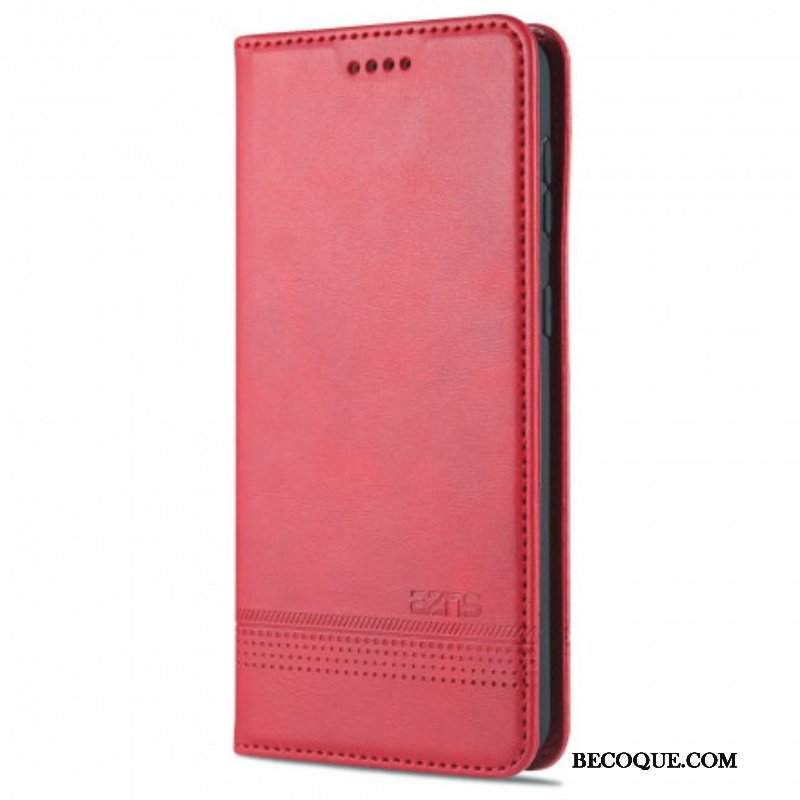 Etui Na Telefon do Samsung Galaxy S21 Ultra 5G Etui Folio Stylizacja Skóry Azns