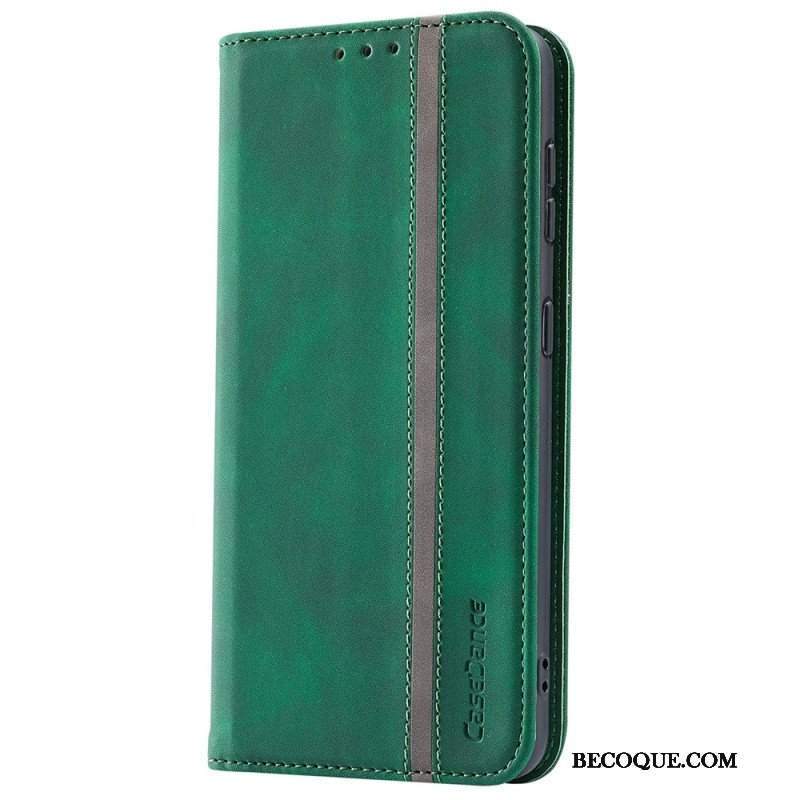 Etui Na Telefon do Samsung Galaxy S22 5G Etui Folio Casedance Ze Sztucznej Skóry