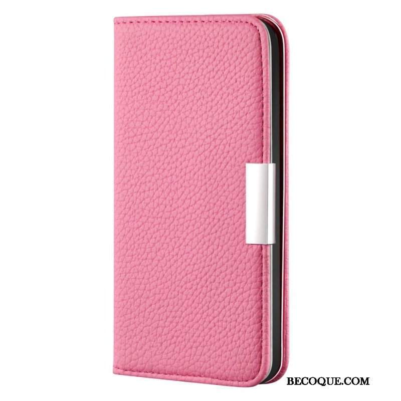 Etui Na Telefon do Samsung Galaxy S22 5G Etui Folio Liczi Ze Sztucznej Skóry Ultra Szykowny