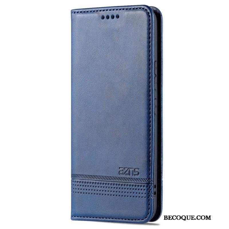 Etui Na Telefon do Samsung Galaxy S22 5G Etui Folio Stylizacja Skóry Azns