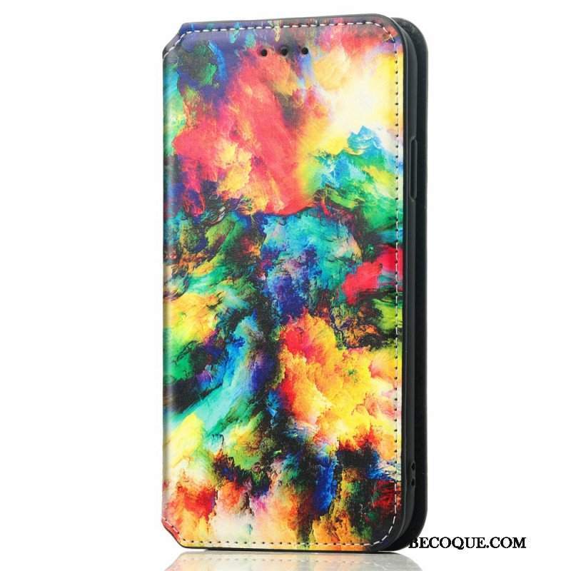 Etui Na Telefon do Samsung Galaxy S22 Ultra 5G Etui Folio Projekt Caseneo Rfid