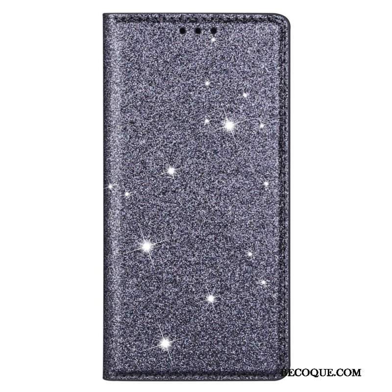 Etui Na Telefon do Samsung Galaxy S23 5G Etui Folio Cekinowy Styl