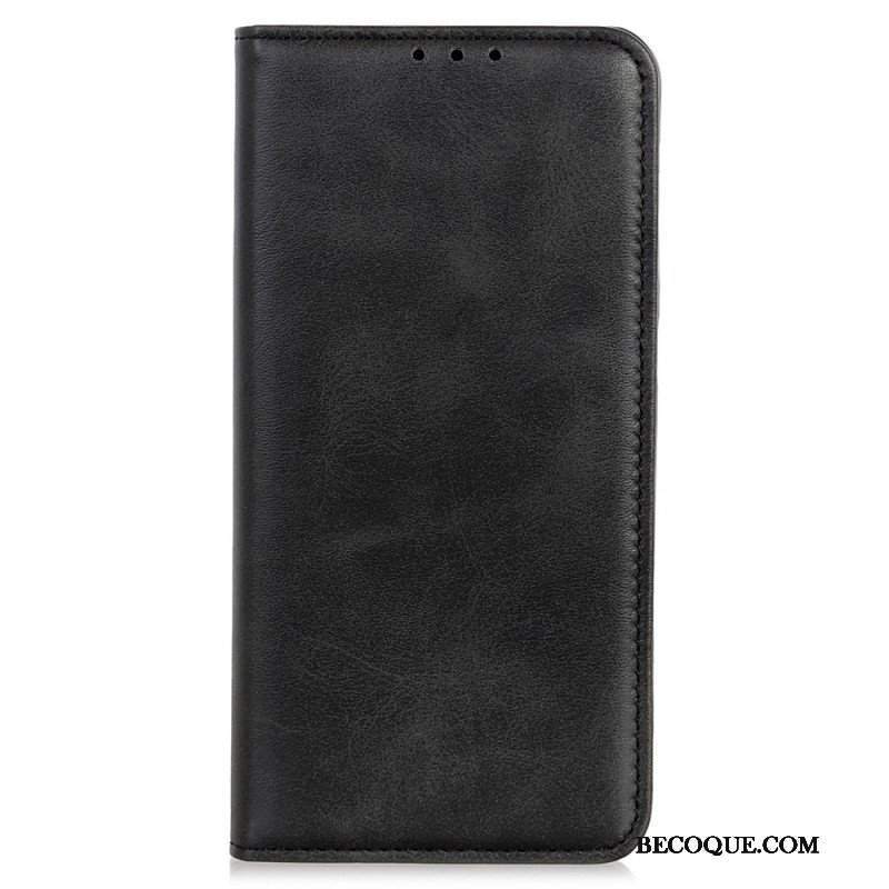 Etui Na Telefon do Samsung Galaxy S23 5G Etui Folio Dwoina Skóry