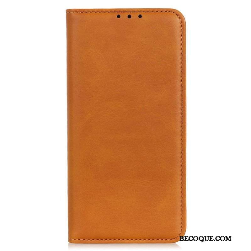 Etui Na Telefon do Samsung Galaxy S23 5G Etui Folio Dwoina Skóry