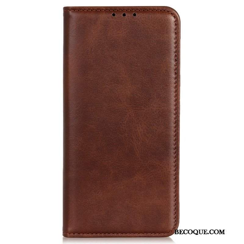 Etui Na Telefon do Samsung Galaxy S23 5G Etui Folio Dwoina Skóry